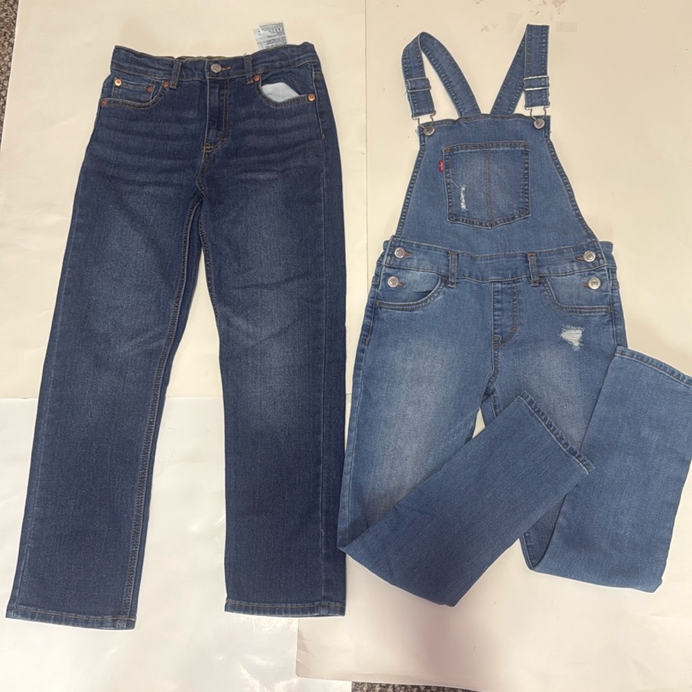 Levi’s Girls Jeans + Overall SZ 10